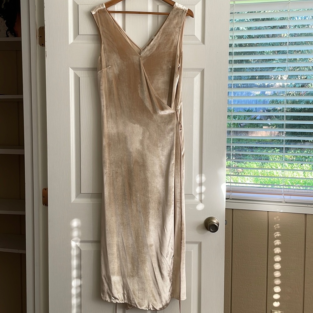 Vince Velvet Long Dress